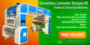 Solvent free lamination machine