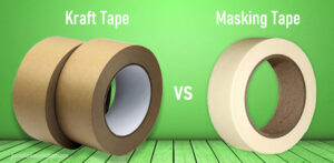perbadaan kraft tape dan masking tape