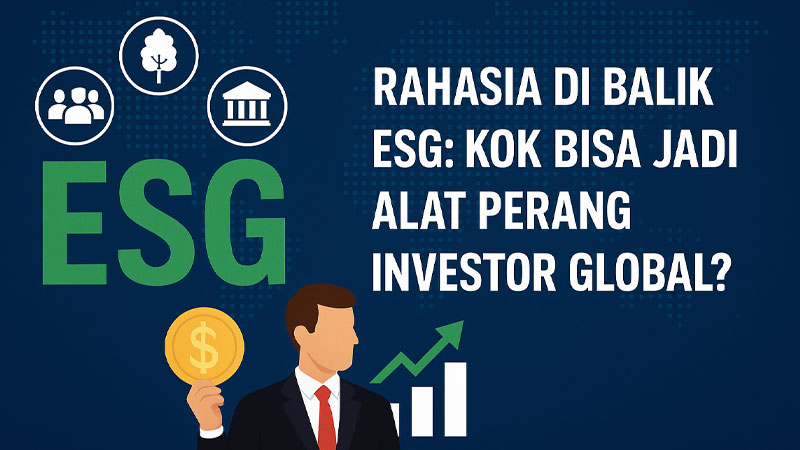 Rahasia di Balik ESG: Kok Bisa Jadi Alat Perang Investor Global?