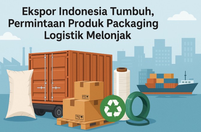 Ekspor Indonesia Tumbuh, Permintaan Produk Packaging Logistik Melonjak