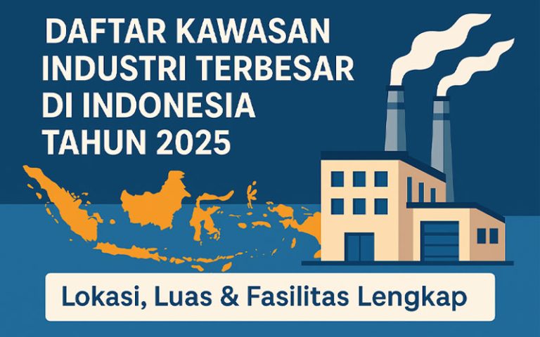 Daftar Kawasan Industri Terbesar di Indonesia Tahun 2025 (Lengkap Lokasi & Fasilitas)