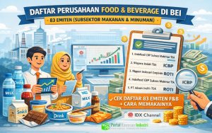 83 Perusahaan Food and Beverage yang Terdaftar di BEI (Subsektor Makanan & Minuman): Daftar Lengkap + Cara Memakainya