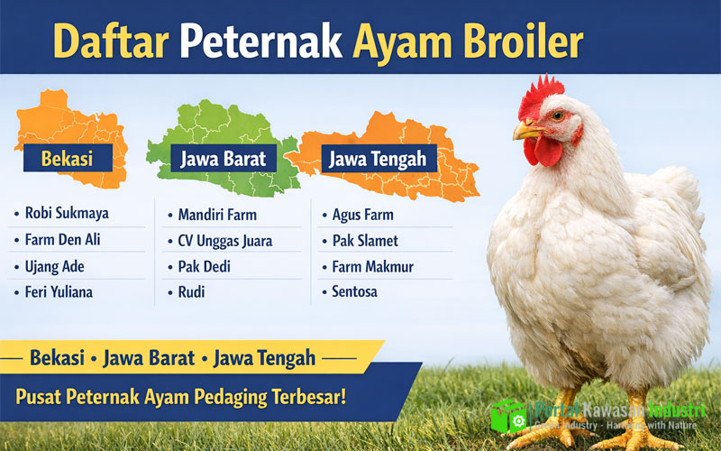 Daftar Peternak Ayam Broiler di Bekasi & Jawa – Lengkap, Siap Dihubungi