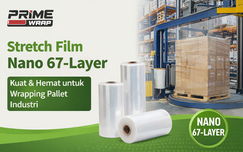 Prime Wrap Nano 67-Layer: Stretch Film Berteknologi Nano