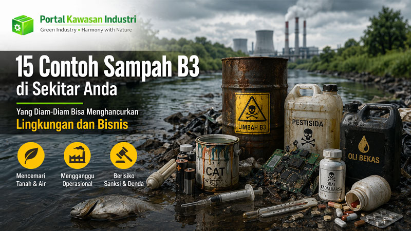 15 Contoh Sampah B3 di Sekitar Anda yang Diam-Diam Bisa Menghancurkan Lingkungan dan Bisnis