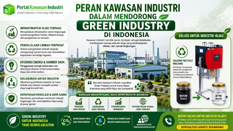 Peran Kawasan Industri dalam Mendorong Green Industry di Indonesia