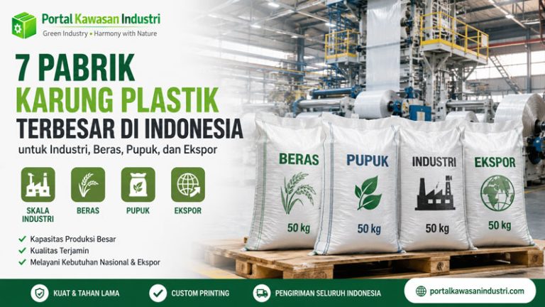 7 Pabrik Karung Plastik Terbesar di Indonesia untuk Industri, Beras, Pupuk, dan Ekspor