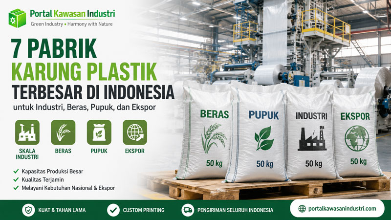 7 Pabrik Karung Plastik Terbesar di Indonesia untuk Industri, Beras, Pupuk, dan Ekspor