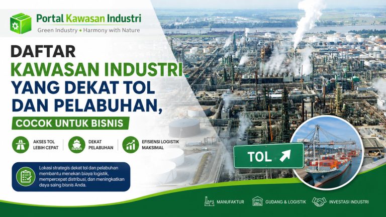 Daftar Kawasan Industri yang Dekat Tol dan Pelabuhan, Cocok untuk Bisnis