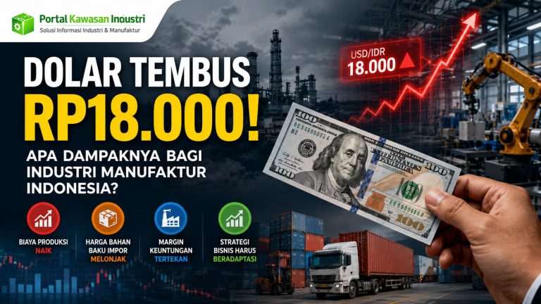 Dolar Tembus Rp18.000! Apa Dampaknya bagi Industri Manufaktur Indonesia?